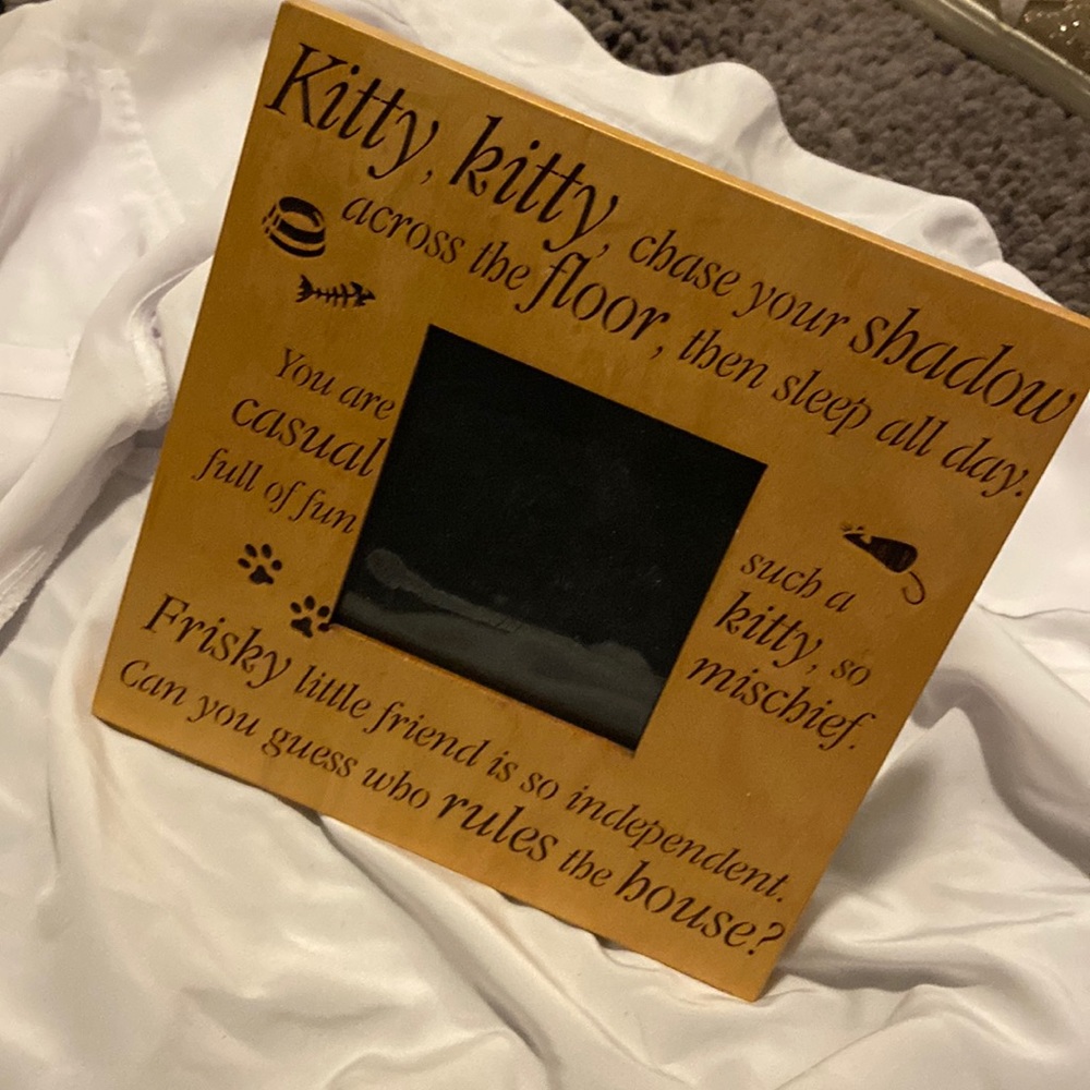 Cat Lover Picture Frame